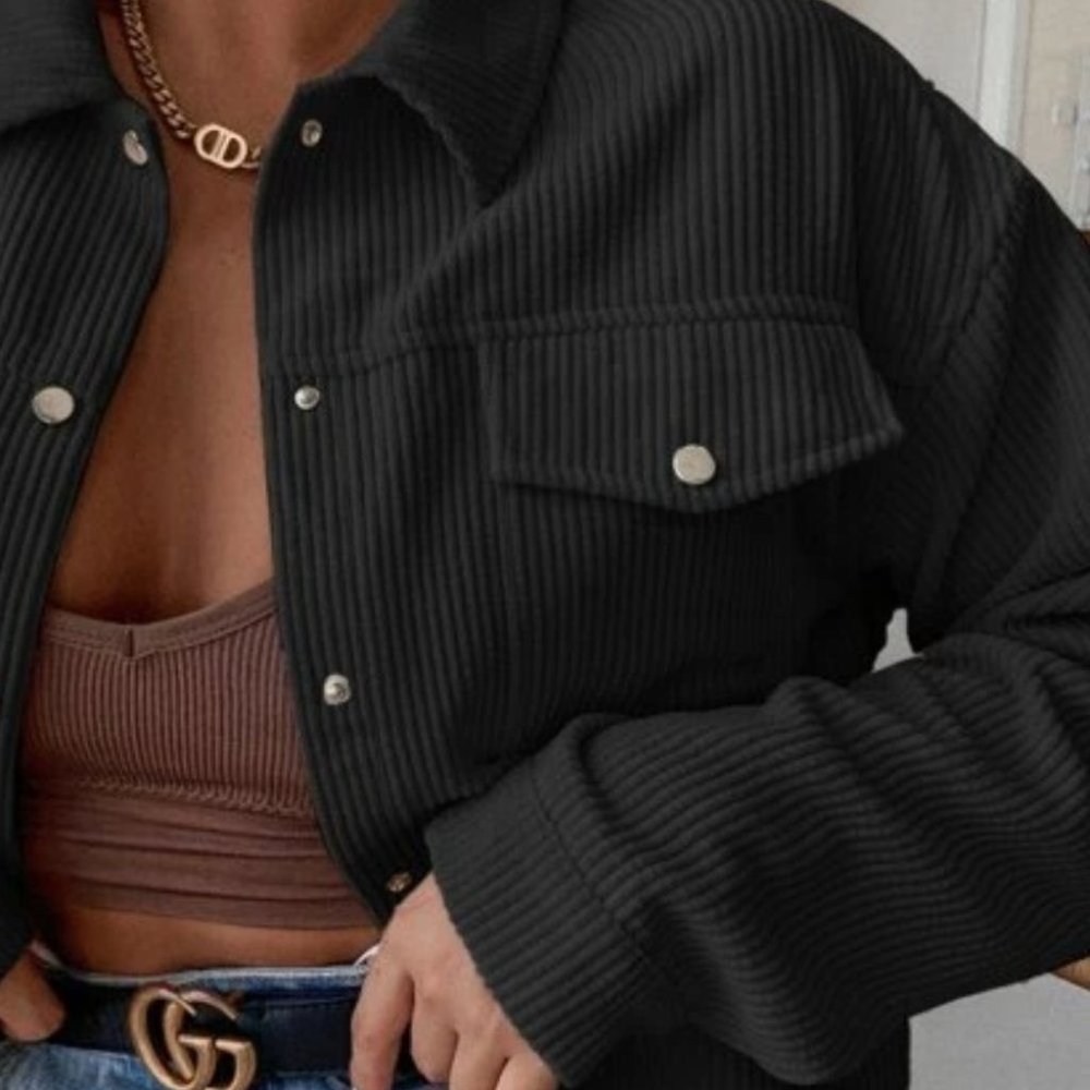 Minimalist CORDUROY BUTTON DOW JACKET FALL WINTER - Picture 7 of 7